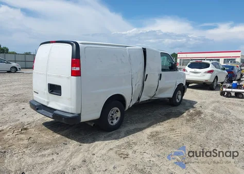 2020 Chevrolet Express Cargo Rwd 2500 Regular Wheelbase Wt из США, поврежденный, VIN 1GCWGAFG9L1207050